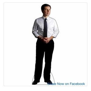 Pete Buttigieg Life size Cardboard Cutout. FREE SHIP!
